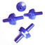 5pcs/10pcs White Fish Aquarium Air Pump Check Valve 5 X One Way Non-Return Check Valve Aquarium Co2 System Air Pump Blue