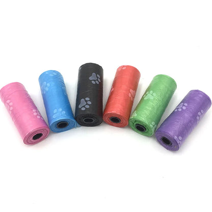 10 Roll Pet Dog Poop Bags Dispenser Collector Garbage Bag Puppy Dog Poop Scooper Bags for Dogs Cat Outdoor Cleaning Pet Supplies