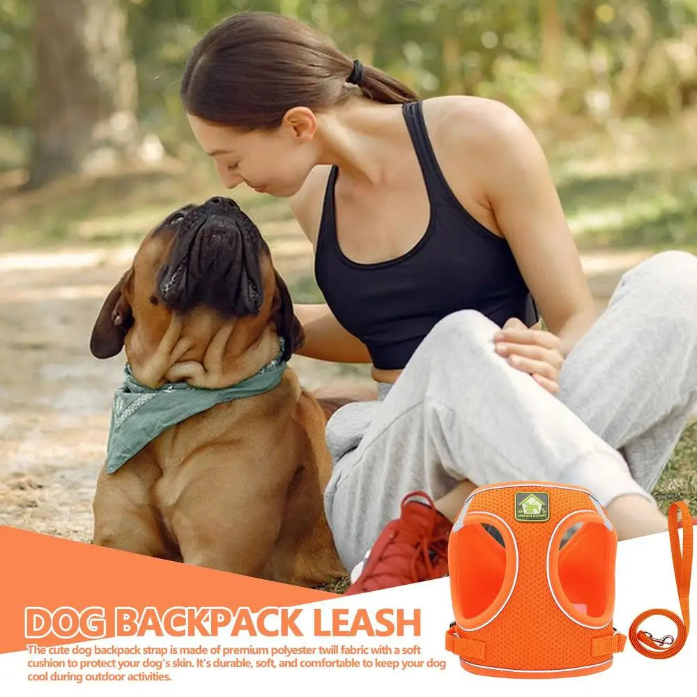 Pet Harness For Small Dogs No Pull Soft Padded Dog Vest For Medium Large Dogs Breathable Reflective Adjustable Soft Mesh Padded