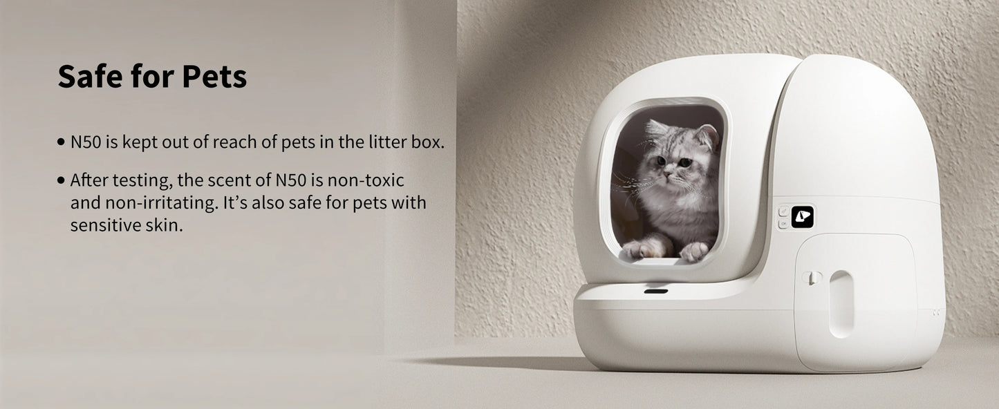 PETKIT N50 Odor Eliminator for PuraX PuraMax Cat Litter Box Odor Control Air Purifying Refills Use for Cat Deodorant Cubes