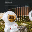 Honey squirrel ceramic food bowl hamster kettle drink device creative astronaut golden bear dodge nest prevent tipping bathtub