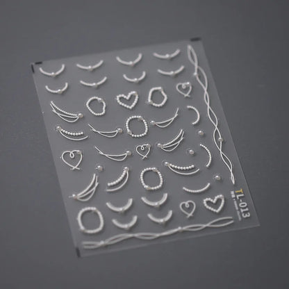 1pcs Cute Cat Claw 3D Jelly Relief Nail Stickers 3D Adhesive Stickers For Nails DIY Japanese Kawaii Slider Nail Art Decorations