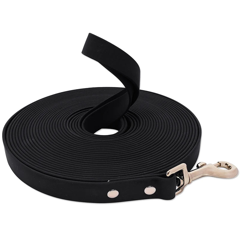 Waterproof Dog Leash PVC Dog Leash Recall Long Line For Beach,Swimming,Tracking,Training Dogs Lead for Pet,Medium and Large Dogs