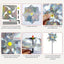 1pcs Bird Repeller Pinwheels Reflective Sparkly Scarecrow Pinwheel Windmill Spinner for Garden Lawn Yard Decor Keep Birds Away