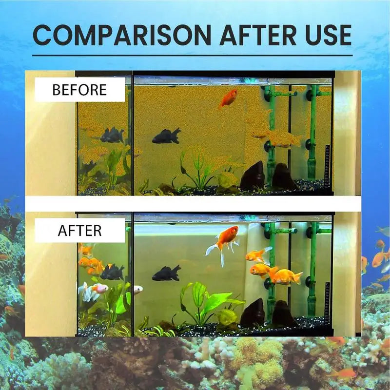 Fish Tank Cleaner Water Purifier And Algae Remover Water Purifier For Freshwater Aquariums Algae Remover For Freshwater