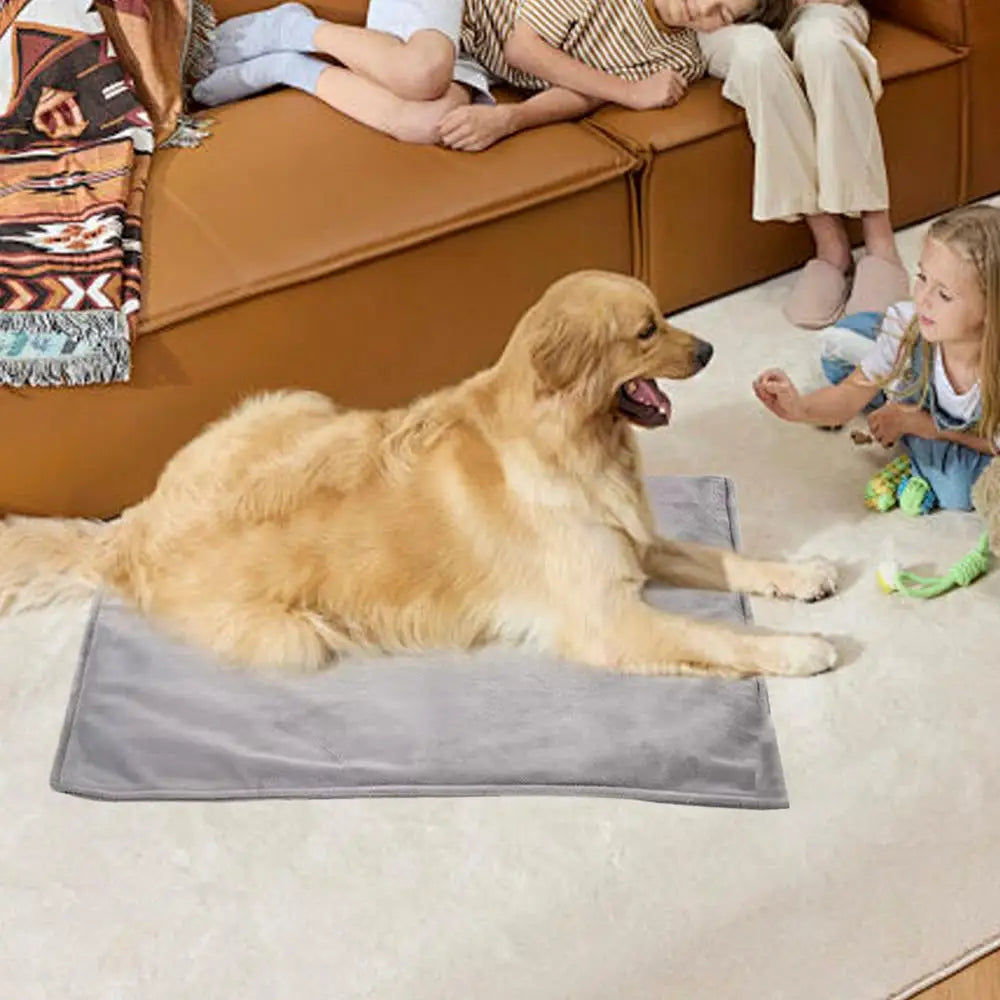 Pet Heating Pad Electric Heated Bed for Dog Indoor Pet Warming Mat with Adjustable Temperature Cat Electric Pads for Home Dorm