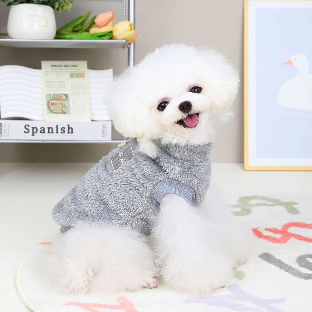 Pet Dog Sweater Fleece Winter Warm Soft Dog Clothes Comfort Puppy Clothing For Small Dogs Chihuahua Cat Hoodie Pet Accessories