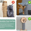 Wall Anti Cat Scratch Sofa DIY Cats Scratch Board Sofa Protection Paws Sharpen Trimmable Self-adhesive Carpet Cats Scratch Board