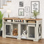 Cross-border Amazon Pet Furniture Dog Cage Wooden Iron Wood Kennel Double Door TV Cabinet Indoor Pet Cabinet Box