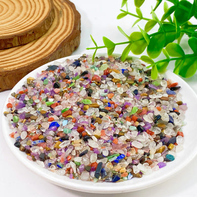 50g/100g Natural Mixed Crystal Chips & Pebbles –  Aquarium & Terrarium Decor