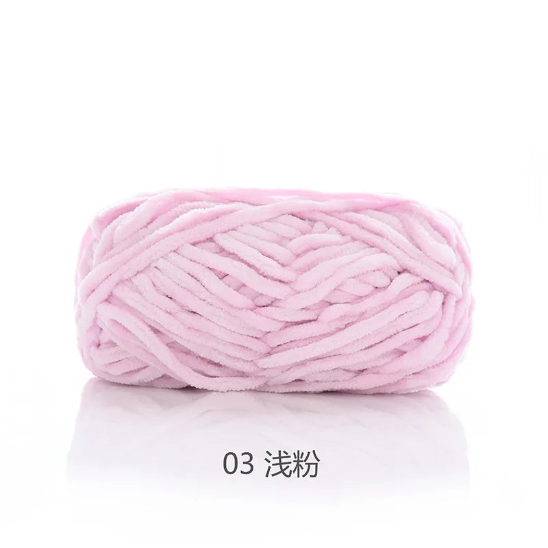 Ruyi bird warm fleece thick wool handmade DIY crochet woven golden velvet hook shoe thread wool ball