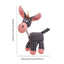 Stuffed donkey pet dog toy Bite resistant teeth stuffed toy with bb bark