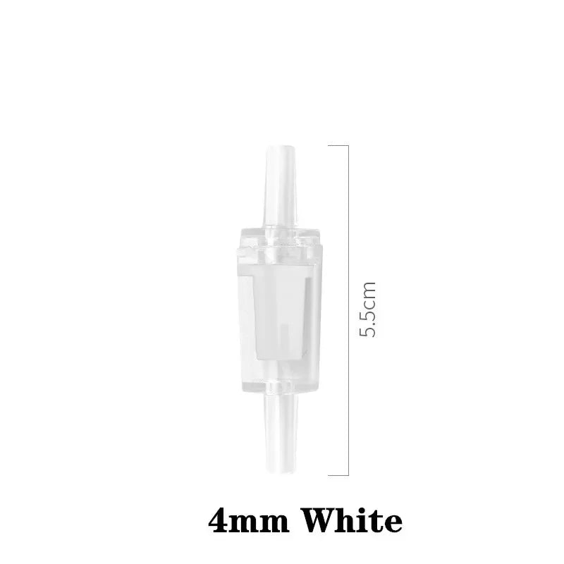 10pcs Aquarium One Way Check Valve CO2 Aquarium Fish Tank Air Pump Check Valve Increasing Pump Hose Accessories acuario