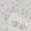 Gold Silver Starlight Laser Pink Colorful Glitter Star Bronzing Rhinestones Relief Nail Art Decorations Stickers Manicure Decals