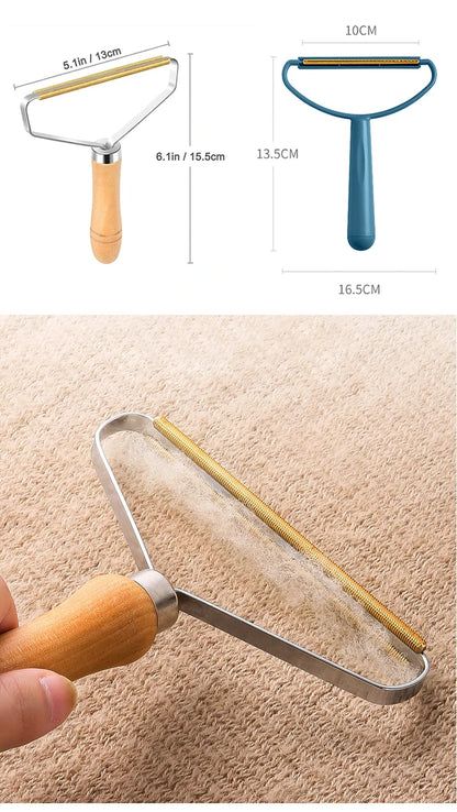 1pc Portable Lint Remover Carpet Wool Coat Clothes Manual Shaver Removal Scraper Cleaning Tool Pet Hair Remover Brush