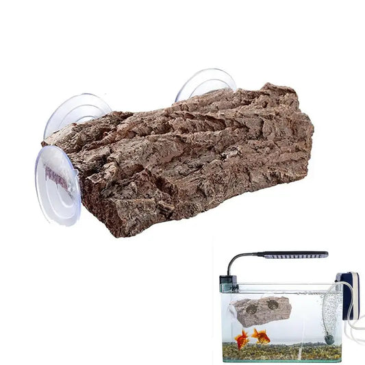Turtle Platform Tortoise Reptiles Dock Basking Platform Rock Landscaping Decoration Strong Suction Cups Aquarium Ornament Turtle