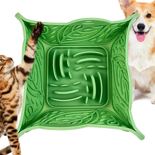 Slow Feeder Mat Safe Slow Feeder Puzzle Slow Feed Dog Bowl Slow Eater Dog Food Bowl Dog Food Bowls Slow Feeder For Outdoor
