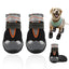 UXCELL 4pcs Summer Dog Shoes Breathable Mesh Dog Boots Paw Protectors for Hot Roads Outdoor Walking Pet Shoes Portswear