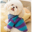 Velvet Warm Pet Cat Sweatshirts Chihuahua Half Sleeve Denim Collar Designer Striped Puppy Winter Clothes Soft Overalls for Yorks