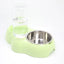 Dual Port Dog Automatic Water Dispenser Feeder Utensils Bowl Cat Drinking Fountain Food Dish Pet Bowl Raised Stand Dish Bowls