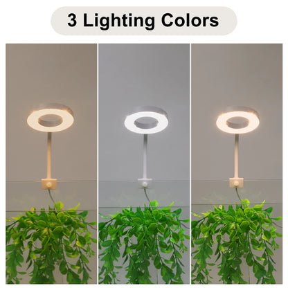 UXCELL Aquarium Lamp LED 6W USB-Plug Light 360° Rotate 3 lighting Color 48 Lamp Beads Aquarium Lamp Clip-on Lamp For Fish Tank
