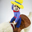 Pet Costume Dog Suit Cowboy Rider Style Dog Carrying Costume for Small Medium Large Dogs  Halloween Clothes
