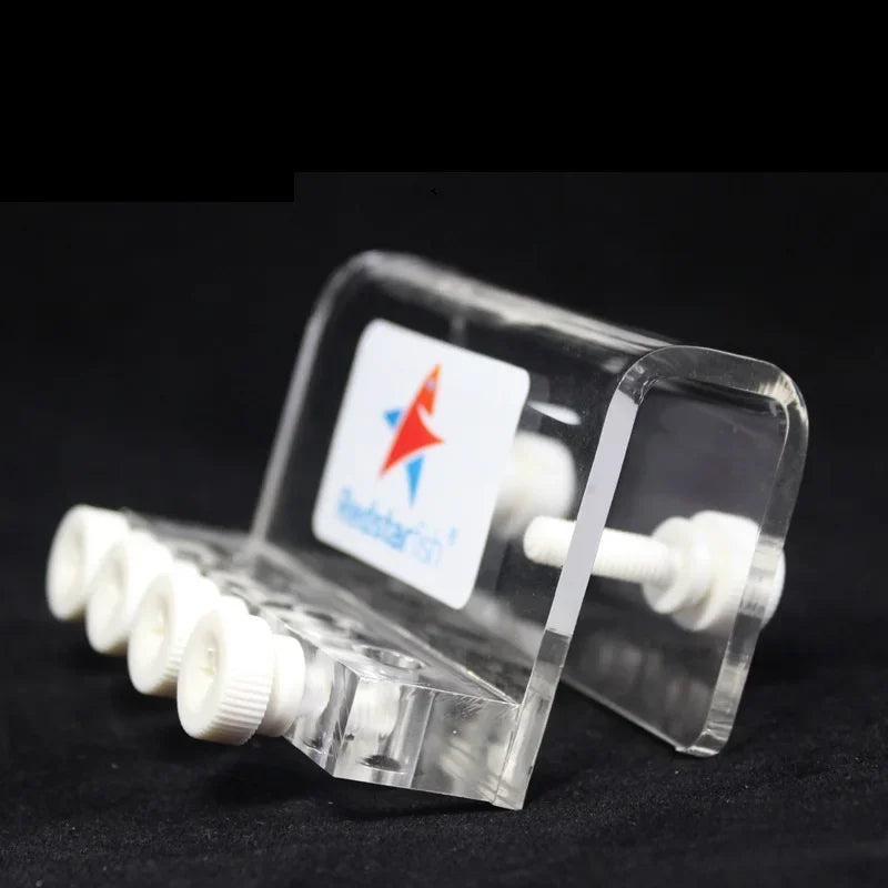 Red Starfish 4/6/8 Way Soft Tube Fixture Holder Aquarium Transparent Soft Hose Dosing Pump Soft Tube Rack Fish Tank Accessories