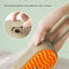 3 in 1 Pet Electric Steam Brush Cat and Dog Cleaning Spray Massage Grooming Comb Retractable Handle Pet Hair Removal BeautyBrush