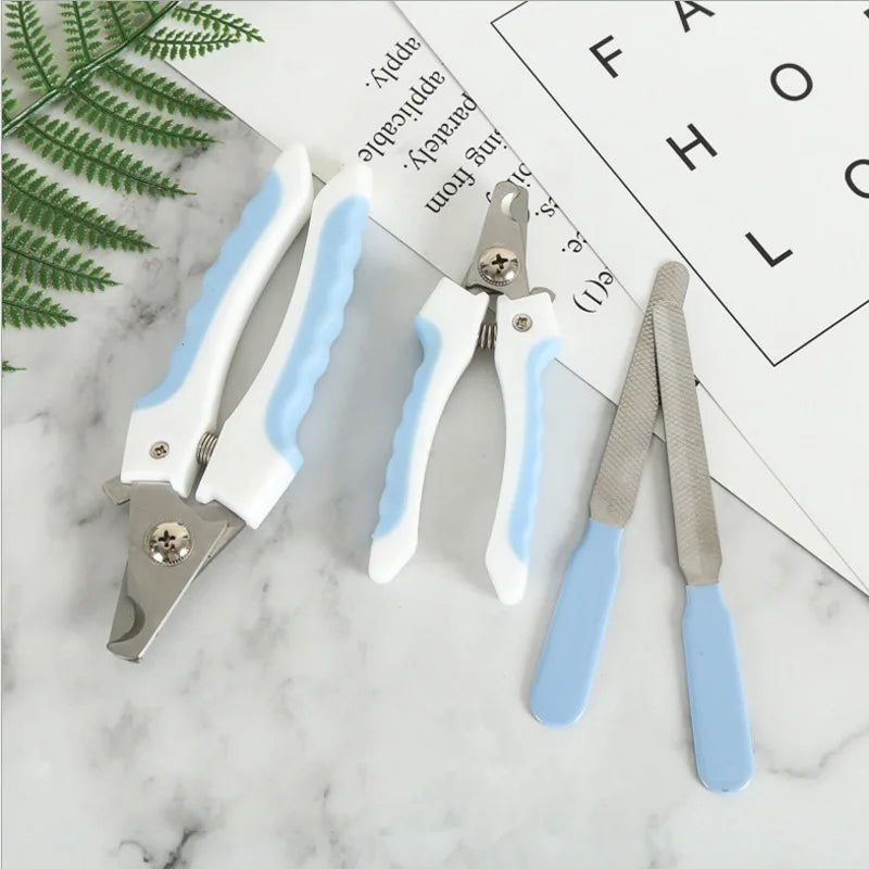 Dog&Cat Pets Nail Clippers and Trimmers with Safety Guard Avoid Over Cutting Nail File Razor Sharp Blade for Large Small Animal