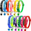 Heart Charm and Bell Cat Collar Safety Elastic Adjustable with Soft Velvet Material 8 Colors Pet Product Small Dog Collar