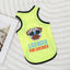 Cartoon Print Summer Pet Dog Clothes Daisy Animal Lightweight Spring Vest for Cat Medium Big Pet Supplies XXL Puppy Clothing