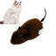 Cat Mice Toys Wind up Indoor Cat Plush Mouse Hunting Toy Plush Mice Pet Toys Clockwork Mouse Running Toy Realistic Mouse