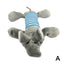 Pet Toys Cute Pet Chewing Teething Toys Cartoon Embroidery Bite-resistant Decompression Duck Pig Elephant Sounding Toys