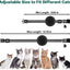 Airtag Cat Collar with Bell and Safety Buckle, Reflective Breakaway Collar with Airtag Holder for Cats Small Dogs Kitten Puppy