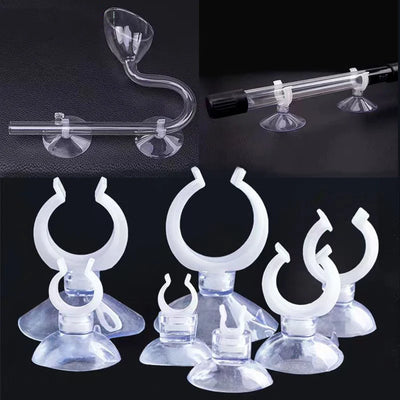 5pcs/10pcs Aquarium Suction Cup Air Tube Holder Sucker for Fish Tank Pump Oxygen Air Tube Fixing Clip  Aquarium Accessories