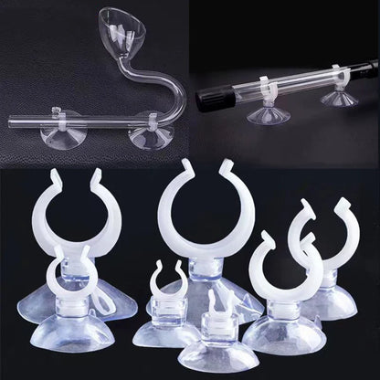 5pcs/10pcs Aquarium Suction Cup Air Tube Holder Sucker for Fish Tank Pump Oxygen Air Tube Fixing Clip  Aquarium Accessories