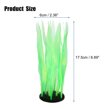UXCELL Silicone Luminous Plants Glowing Simulation Coral Aquarium Artificial Fluorescence Deco Ornament Fish Tank Accessories