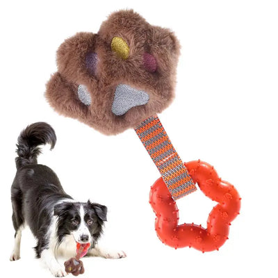 Pet Dog Sound Squeaky Toys Dog Chew Toy Cute Plush Chew-Resistant Squeaky Toys Puppy Sound Oral Care Soft Dog Supplies Pet Toys