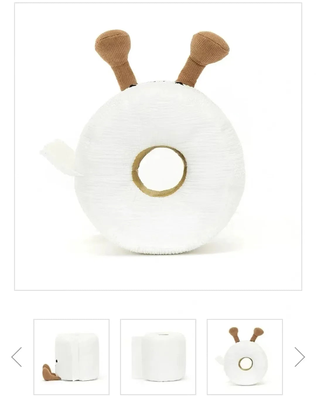 Jelly cat plush cute toilet paper doll roll paper creative, fun and cute doll pendant as a gift for friends without labels