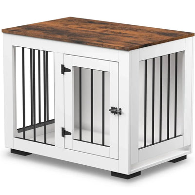 Furniture Dog Cage Dog Box Modern Wooden Steel Wire Pet Large Kennel Cat House Cat Cage Pet House Pet Supplies