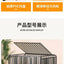Full Square Tube Dog Cage Medium Large Dog Indoor and Outdoor Toilet Small Dog Labrador Golden Retriever Pet