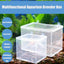 Fish Breeder Box with Suction, Aquarium Hatcher, Mesh Box, Juvenile Fish Separation Net, Tank Incubator Box, Fry Hatchery, DIY