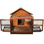 4XL Pet Kennel Large Dog Summer Cooler All Seasons Universal Medium Dog Kennel Solid Wood Removal and Washing