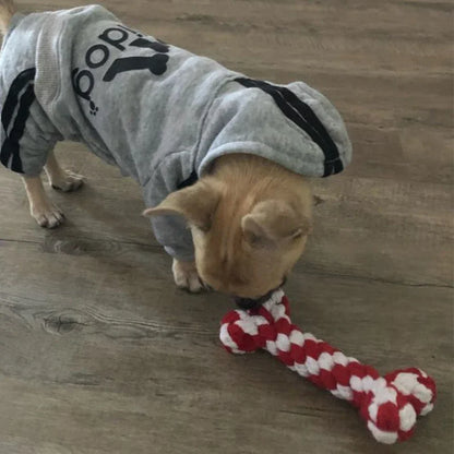 Dog Toys for Small Large Dogs Bones Shape Cotton Pet Puppy Teething Chew Bite Resistant Toy Pets Accessories Supplies 5 Colors