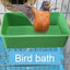 Bird Parrot Bathing Tub Bathtub Shower Box Hanging Cage Decor Small Animal Pet Bird Cleaning Tool Pet Bird Bathing Supplies