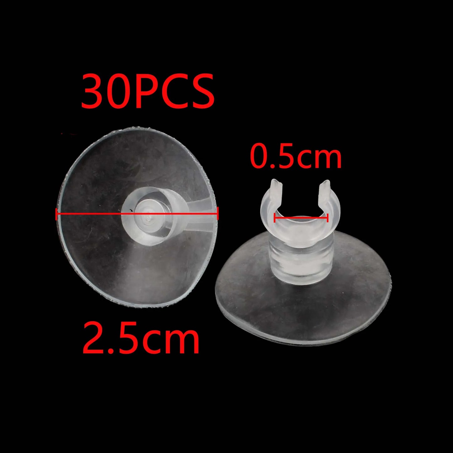 UXCELL 10/20/30/38/40/50/100PCS Aquarium Suction Cup For 5/6mm Air Line Pipe Tube Wire Holder Sucker Fish Tank Pump Accessories