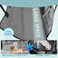 UXCELL Dog Car Seat Cover for Back Seat Cationic Fabric Dog Beds Mats Waterproof Hammock Nonslip Washable Pets Beds Mats