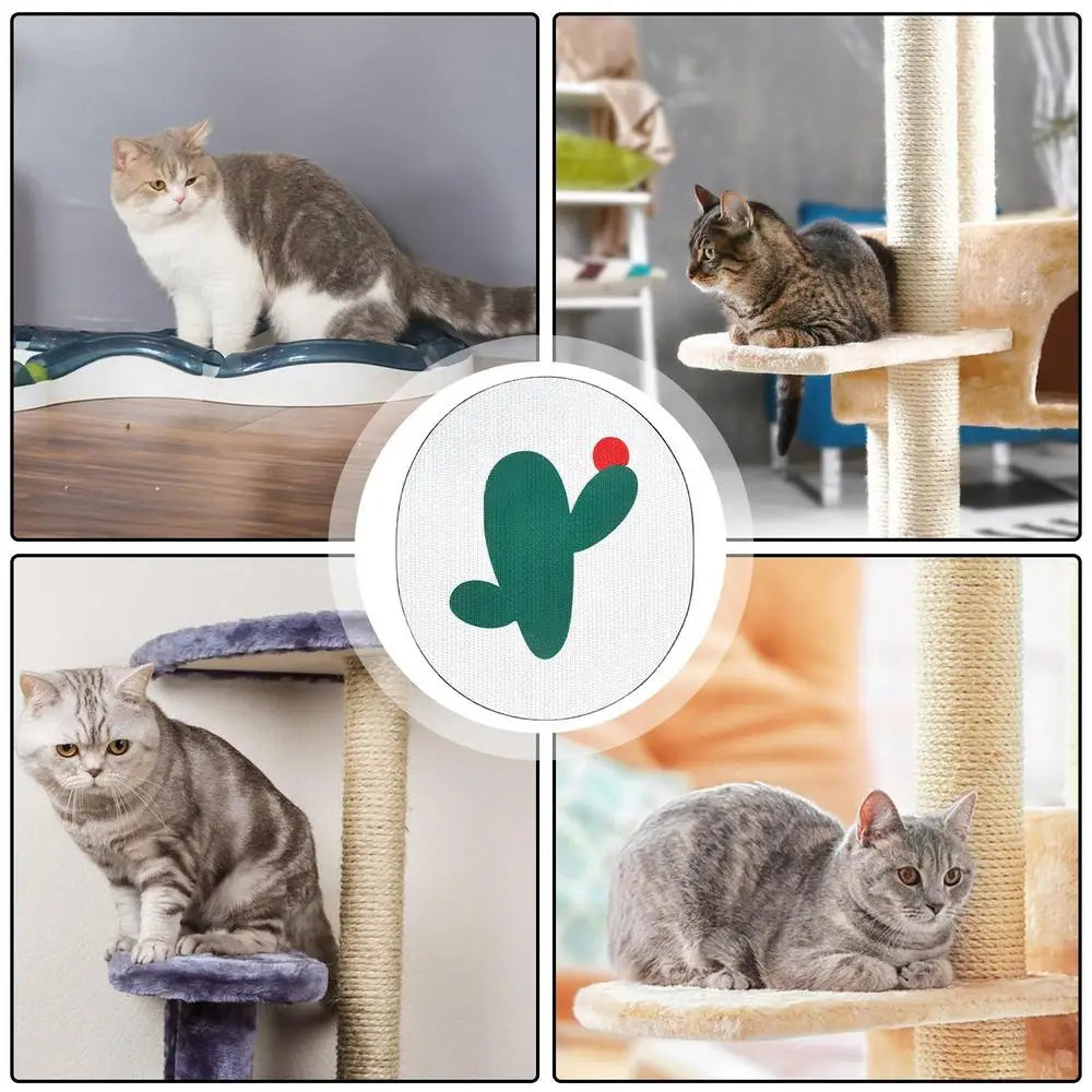 Scratching Pad For Indoor Cats Scratching Mat Corrugated Paper Wall Scratchers Pet Supplies Panda Cactus Football Ghost Pattern