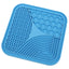 Pet Suction Cup Lick Pad Pet Lunch Mat Slow Food Pad for Cats and Dogs Powerful Suction Cup Easy To Wash Silicone Material