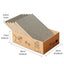 Cat Scratcher Bed 5 Packs in 1 Reversible Thickened Cat Scratch Board Wear-Resistant Cat Furniture for Grinding Claws Exercise